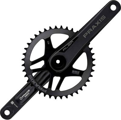 Praxis Works Alba 1x10-11 Speed Direct Mount Chainset - Black - 40t}, Black