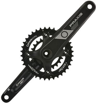 Praxis Works Cadet 2x9 Speed Boost Chainset - Black - 36.22t}, Black