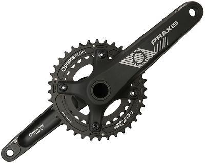 Praxis Works Cadet 2x10 Speed Boost Chainset - Black - 36.26t}, Black