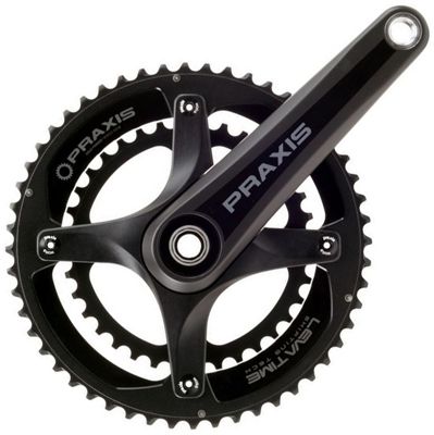 Praxis Works Zayante X Carbon 2x10-11 Speed Chainset - Black - 32-48t}, Black