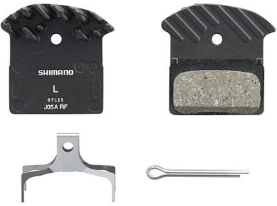 Shimano J05A Resin Disc Brake Pad With Fins - Black - Resin}, Black