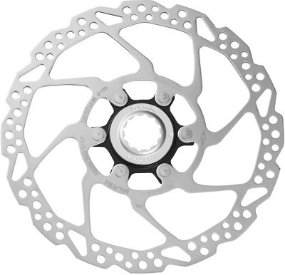 Shimano RT-54 Centre-Lock Disc Rotor - Silver - 180mm Internal Serrated Ring}, Silver