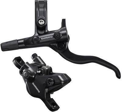 Shimano Deore M410 Disc Brake (M4100 Lever) - Black - LH Front 850mm}, Black