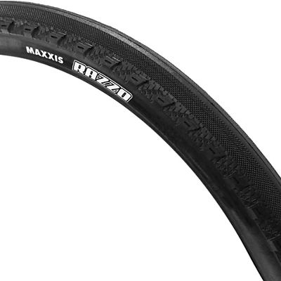 Maxxis Razzo CX Tyre - 60Tpi - Black - 700c}, Black