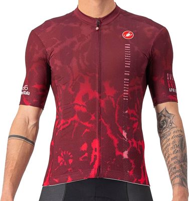 Castelli Giro Sforzato Jersey SS22 - Bordeaux - XXXL, Bordeaux