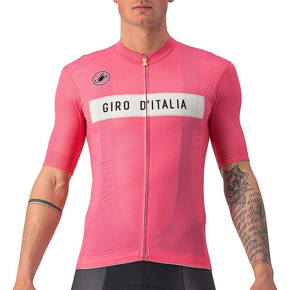 Castelli Fuori Giro Jersey SS22 - Rosa Giro - XS}, Rosa Giro