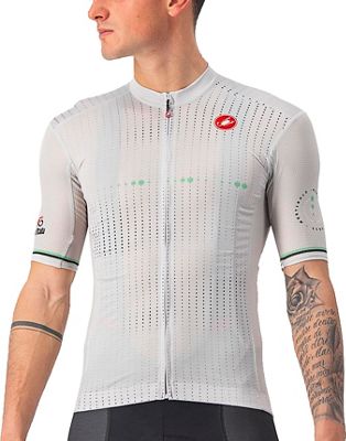 Castelli Giro Mortirolo Jersey SS22 - Silver Gray - XXXL}, Silver Gray