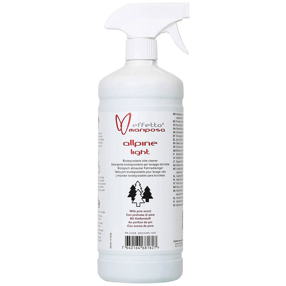 Effetto Mariposa Allpine Light Eco Bike Cleaner (1 Litre) - Clear - 1 Litre}, Clear