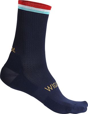 LE COL By Wiggins Ash Stripe Cycling Socks - blu scuro} - L/XL/XXL}, blu scuro}