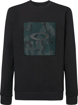 Oakley Blocked Camo O-Bark Sweatshirt AW22 - Black-B1B Camo Hunter - M}, Black-B1B Camo Hunter