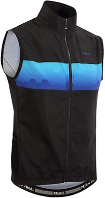 Primal Geometric Gilet AW22 - black-blue - S}, black-blue