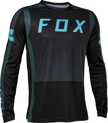 Fox Racing Defend Long Sleeve Jersey (Race) AW22 - Green - L}, Green