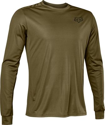 Fox Racing Ranger Long Sleeve Jersey Font AW22 - Green - XXL}, Green