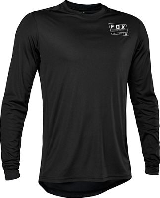 Fox Racing Ranger Long Sleeve Jersey Swath AW22 - Black - M}, Black