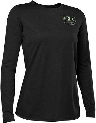 Fox Racing Women's Ranger Dri-Release LS Jersey AW22 - Black - L}, Black