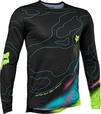 Fox Racing Flexair LS Jersey (Lunar) AW22 - Black - L}, Black