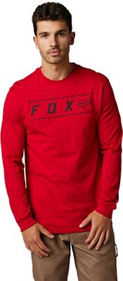 Fox Racing Pinnacle Long Sleeve Prem Tee AW22 - Red - XL}, Red