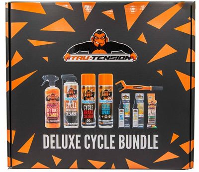 Tru-Tension Deluxe Cycle Care Bundle - Clear - 8 Piece Kit}, Clear