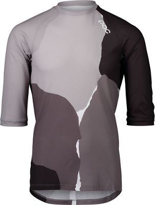 POC MTB Pure 3-4 Jersey 2021 - Color Splashes Multi Sylvanite Grey - XXL, Color Splashes Multi Sylvanite Grey