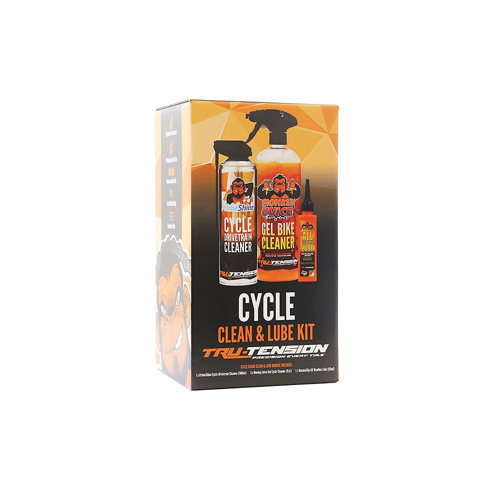Tru-Tension Cycle Clean And Lube Kit - Transparente} - 3 Piece Kit}, Transparente}