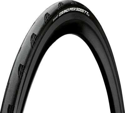 Continental Grand Prix 5000 TT TDF Road Tyre - Black - 700c}, Black
