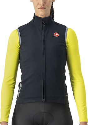 Castelli Women's Perfetto Ros 2 Wind Vest AW22 - Light Black - XS}, Light Black