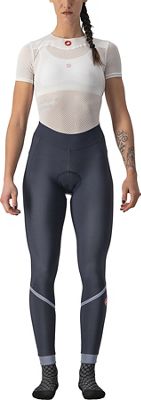 Castelli Women's Velocissima Thermal Tight AW22 - Savile Blue-Silver-Silver Reflex - M}, Savile Blue-Silver-Silver Reflex