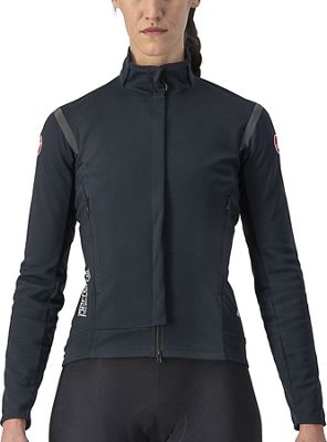 Castelli Women's Perfetto Ros 2 Jacket AW22 - Light Black-Black - XS}, Light Black-Black