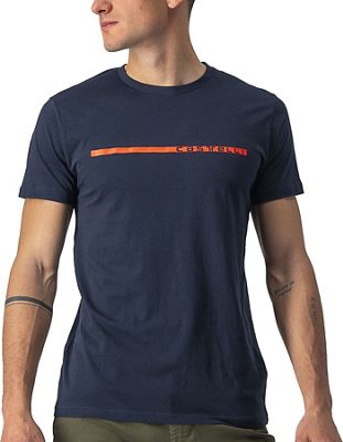 Castelli Ventaglio Tee AW22 - Savile Blue-Red - M}, Savile Blue-Red