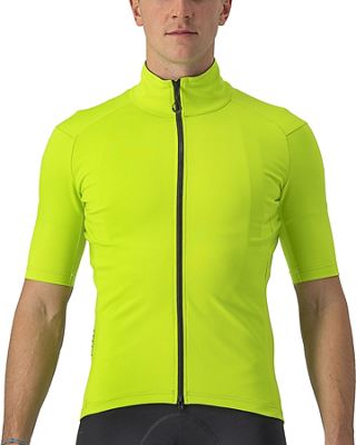 Castelli Perfetto Ros 2 Wind Jersey AW22 - Electric Lime - L}, Electric Lime