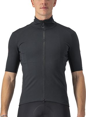 Castelli Perfetto Ros 2 Wind Jersey AW22 - Light Black - L}, Light Black