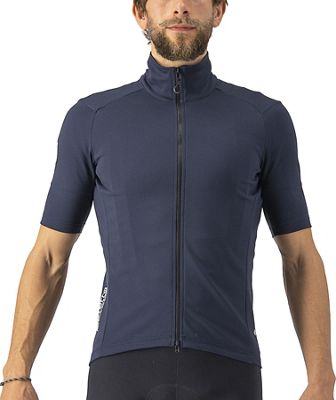 Castelli Perfetto Ros 2 Wind Jersey AW22 - Savile Blue - S}, Savile Blue