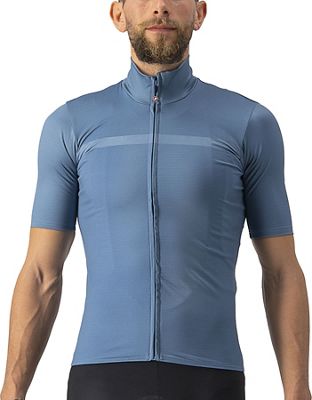 Castelli Pro Thermal Mid Short Sleeve Jersey AW22 - Steel Blue - XXL}, Steel Blue