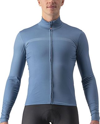 Castelli Pro Thermal Mid Long Sleeve Jersey AW22 - Steel Blue - XXL}, Steel Blue