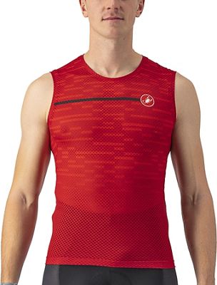 Castelli Insider Sleeveless Jersey AW22 - Dark Red - XXXL}, Dark Red