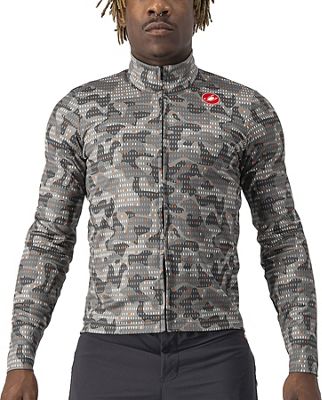 Castelli Unlimited Thermal Jersey AW22 - Nickel Grey-Dark Grey - XL}, Nickel Grey-Dark Grey