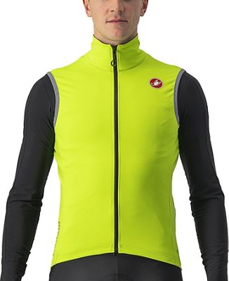 Castelli Perfetto Ros 2 Vest AW22 - Electric Lime - S}, Electric Lime