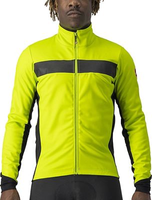 Castelli Raddoppia 3 Jacket AW22 - Electric Lime-Black Reflex - XXL}, Electric Lime-Black Reflex