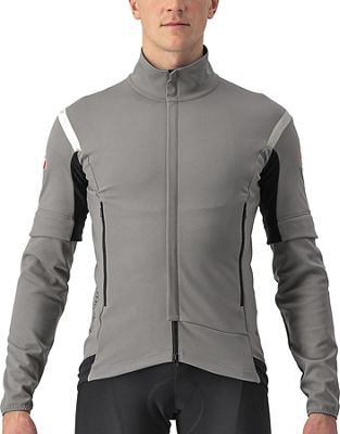 Castelli Perfetto Ros 2 Convertible Jacket AW22 - Nickel Grey-Travertine Grey - M}, Nickel Grey-Travertine Grey