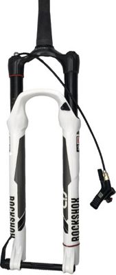 RockShox SID XX World Cup Solo Air Fork - Black-White - 100mm Travel, Black-White