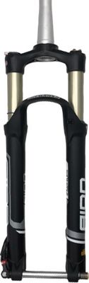 Suntour Aion LO-R Air Fork - nero- grigio} - 100mm Travel, nero- grigio}