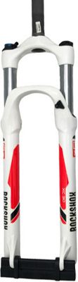 Forcella a molla RockShox XC-30 TK Coil - bianco - rosso} - 100mm Travel, bianco - rosso}