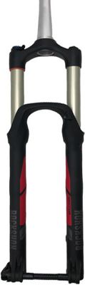 RockShox Sektor Gold Solo Air Fork - BLACK-RED} - 120mm Travel, BLACK-RED}