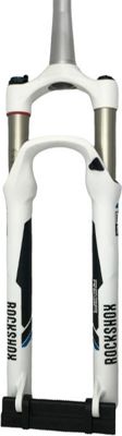 RockShox Reba RL Solo Air QR Fork - White-Blue - 100mm Travel, White-Blue
