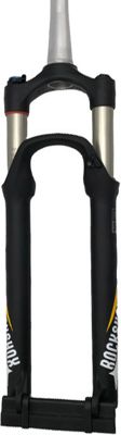 RockShox Reba RL Solo Air QR Fork - Black-Orange - 100mm Travel, Black-Orange