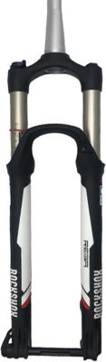 RockShox Reba RL Solo Air Fork - BLACK-RED - 120mm Travel, BLACK-RED