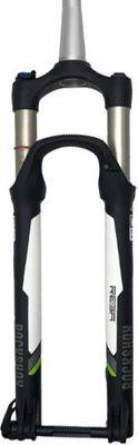 RockShox Reba RL Solo Air Fork - nero - verde} - 100mm Travel, nero - verde}