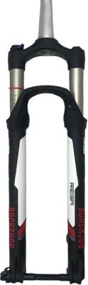 RockShox Reba RL Solo Air Fork - Black-White - 100mm Travel, Black-White
