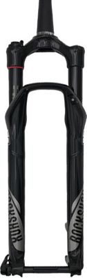 RockShox Reba RL Solo Air Fork - nero- grigio} - 100mm Travel, nero- grigio}