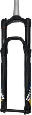 RockShox Reba RL Solo Air Fork - nero - arancione} - 120mm Travel, nero - arancione}